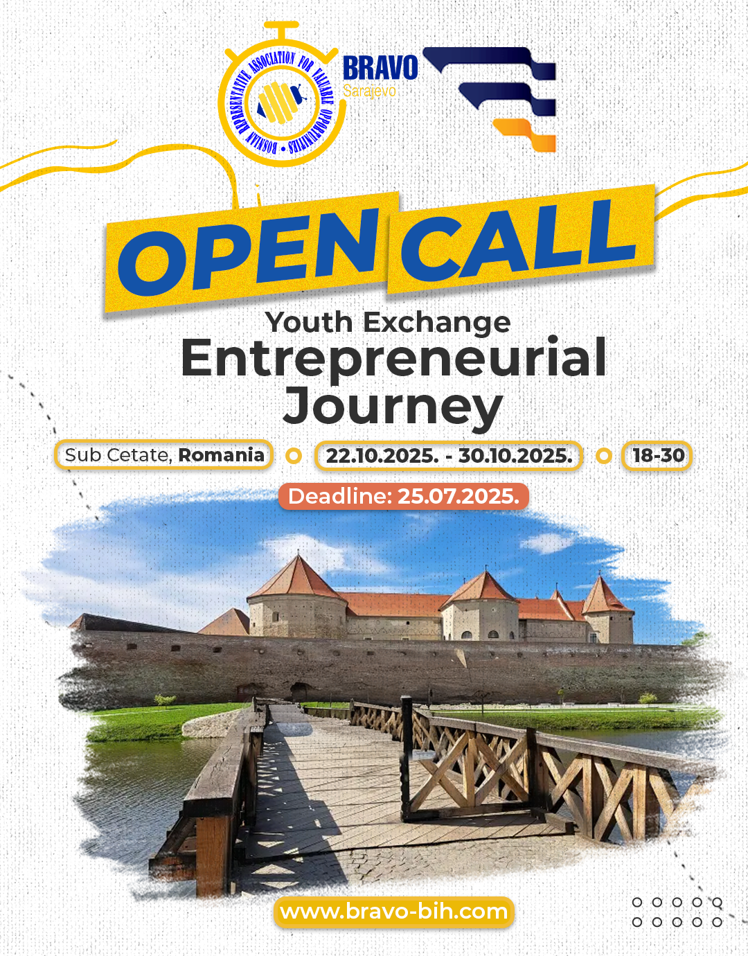 Open Call for Youth Exchange “Entrepreneurial Journey” in Sub Cetate, Romania