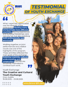 Testimonials of Youth Exchange “The Creative and Cultural Youth Exchange”