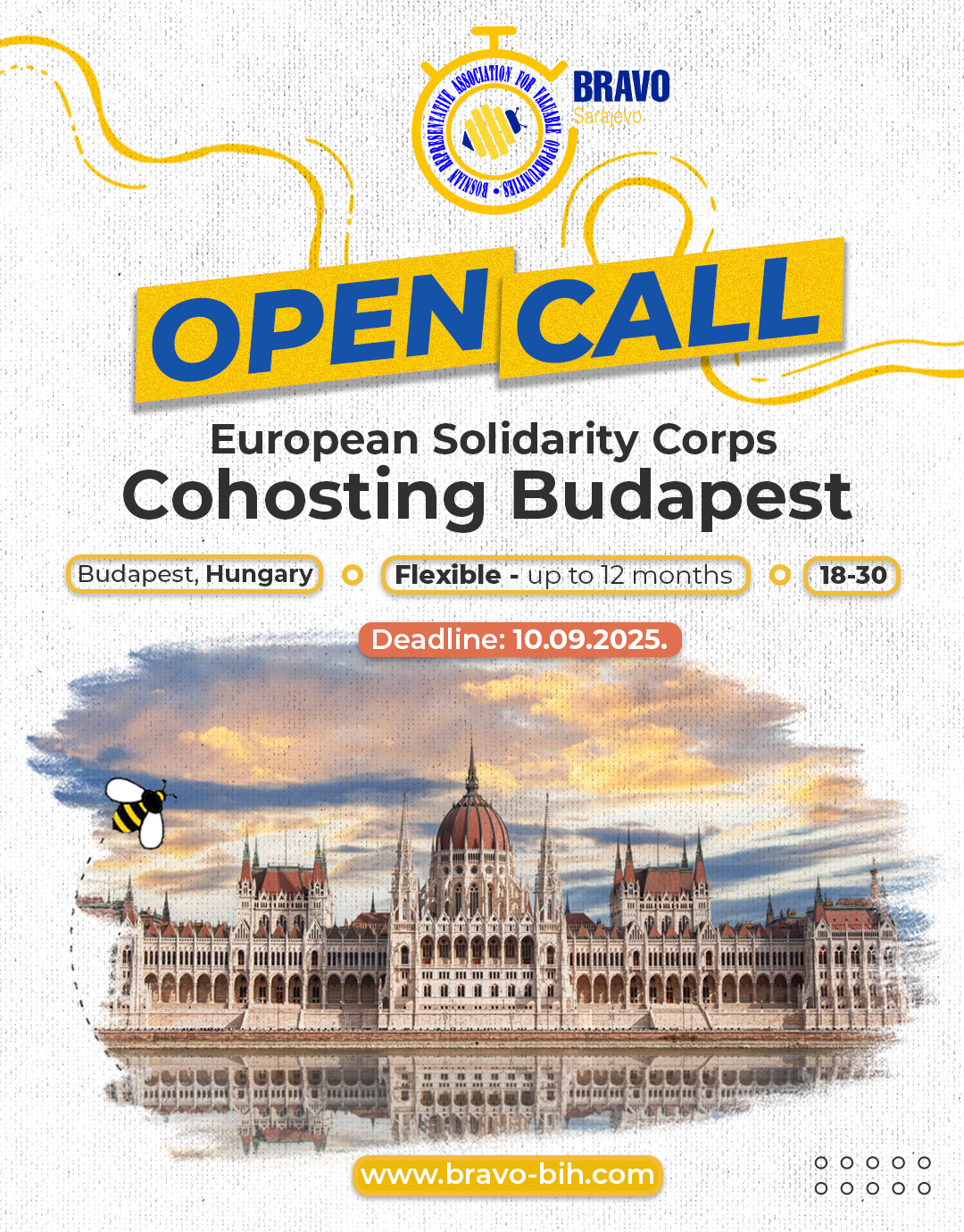 Open Call for ESC “COHOUSING BUDAPEST” in Budapest, Hungary