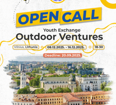 Open Call for Youth Exchange “Outdoor Ventures” in Vilnius, Lithuania