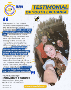 Testimonials of Youth Exchange “Innovative Futures”
