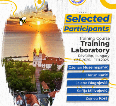 Selected Participants for the Training Course “Training Laboratory” in Révfülöp, Hungary