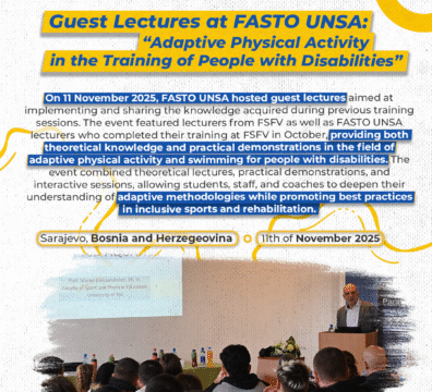 Guest Lectures at FASTO UNSA: “Adaptive Physical Activity in the Training of People with Disabilities”