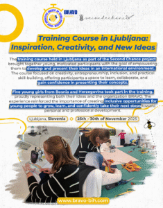 The “Second Chance: Make It Happen!” Training Course in Ljubljana – Inspiration, Creativity, and New Ideas