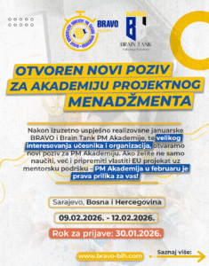 OTVOREN NOVI POZIV ZA AKADEMIJU PROJEKTNOG MENADŽMENTA U FEBRUARU