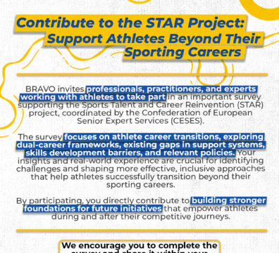 Contribute to the STAR Project: Support Athletes Beyond Their Sporting Careers