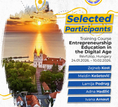 Selected Participants for the Training Course “Entrepreneurship Education in the Digital Age” in RÉVFÜLÖP, Hungary