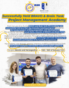 Successfully Held BRAVO & Brain Tank Project Management Academy