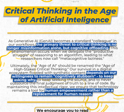 Critical Thinking in the Age of Artificial Inteligence