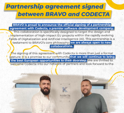 Partnership agreement between BRAVO and Codecta