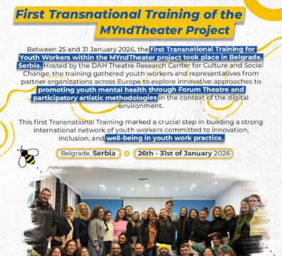 First Transnational Training of the MYndTheater Project Successfully Held in Belgrade