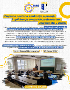 European Project Training Successfully Delivered at University of Zenica