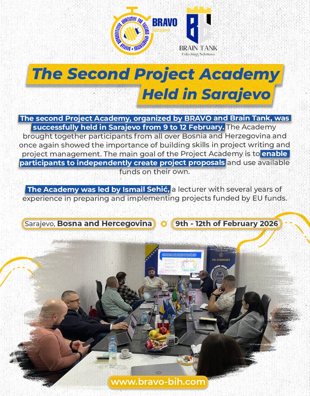 The Second Project Academy Held in Sarajevo