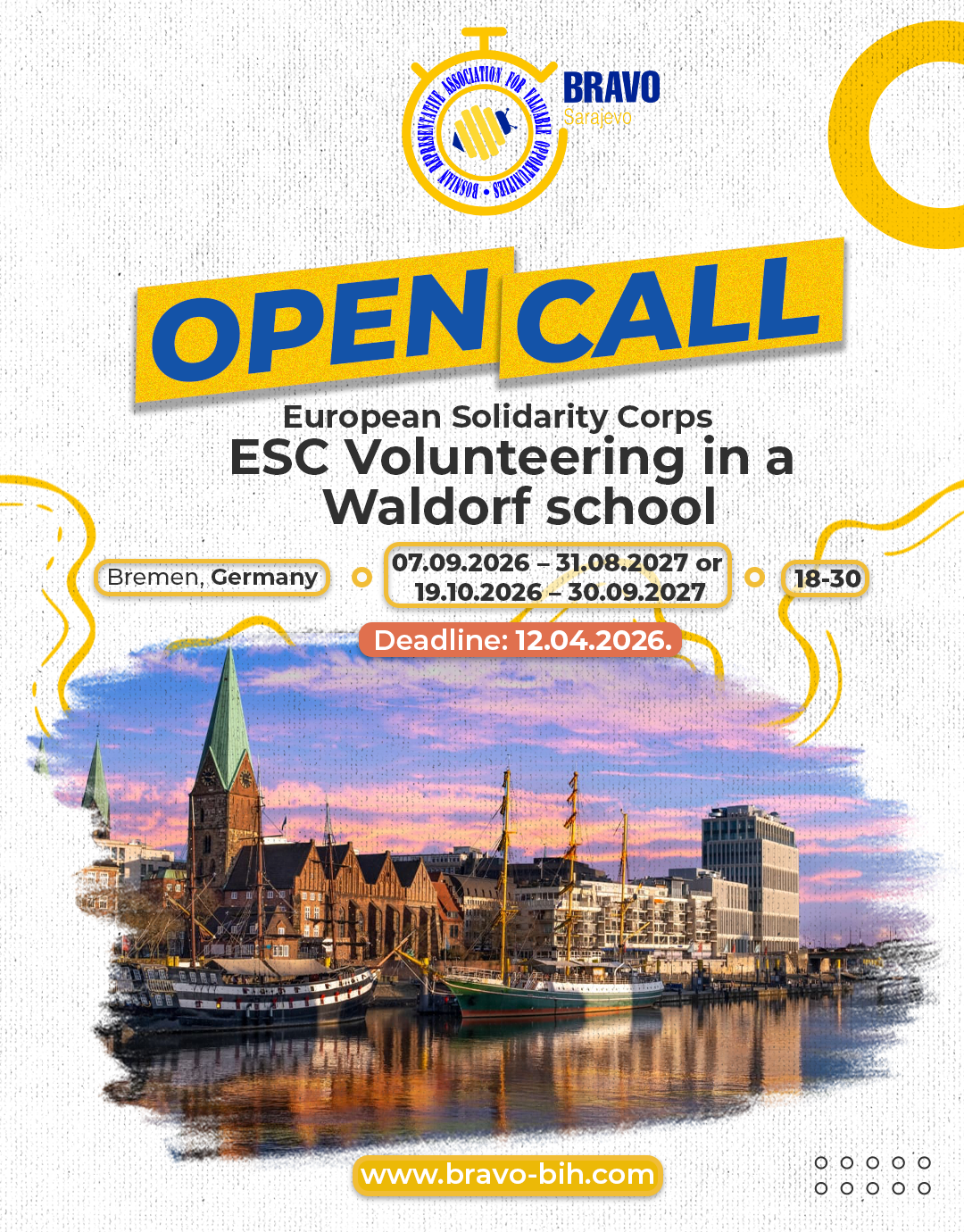 Open Call – ESC Volunteering in a Waldorf school in after school activities Bremen, Germany
