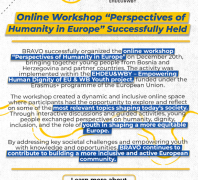 Online Workshop “Perspectives of Humanity in Europe” Successfully Held