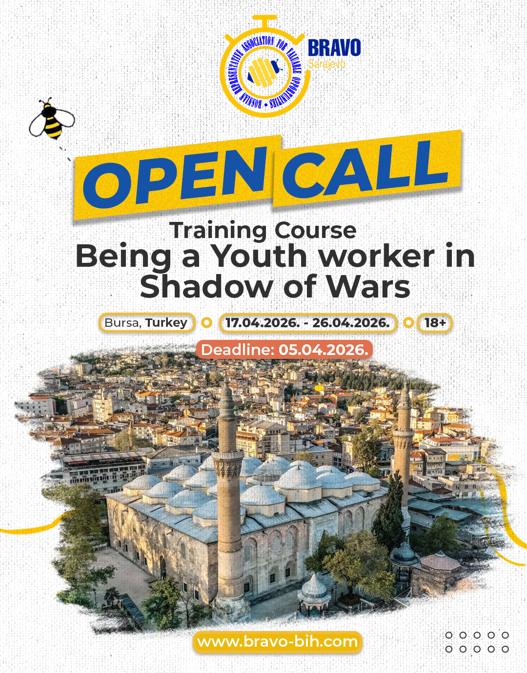 [OPEN CALL] Being a Youth Worker in Shadow of Wars