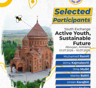 Selection results for “Active Youth, Sustainable Future” YE in Abovyan, Armenia