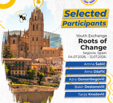 Announcement: Selected Participants for the Youth Exchange “Roots of Change”