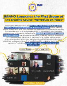 BRAVO Launches the First Stage of the Training Course “Narratives of Peace”