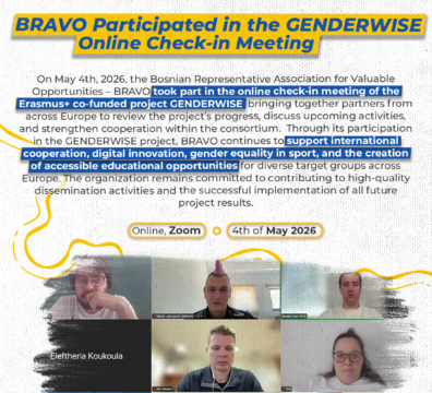 BRAVO Participated in the GENDERWISE Online Check-in Meeting