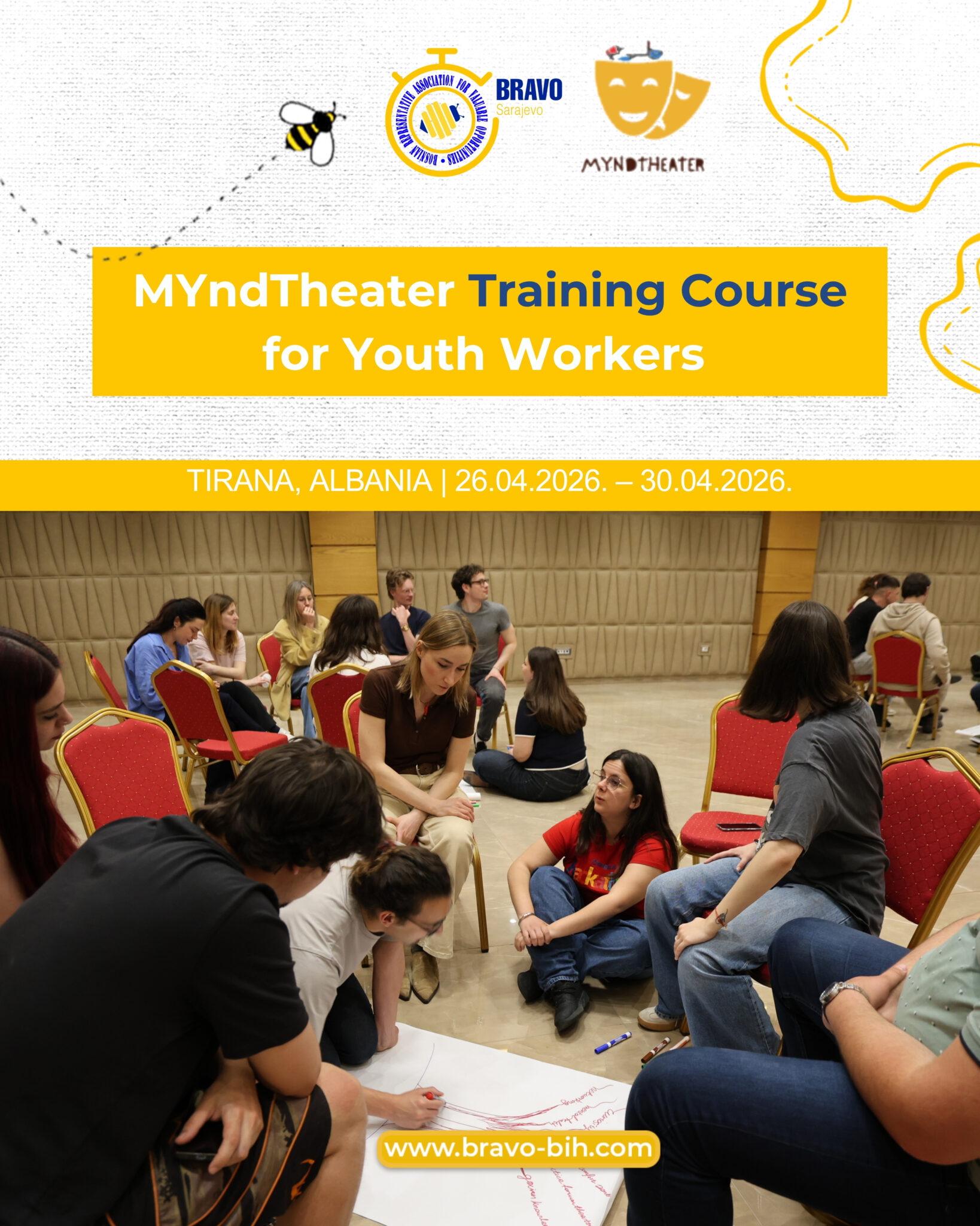 MYndTheater Training Course for Youth Workers Held in Tirana