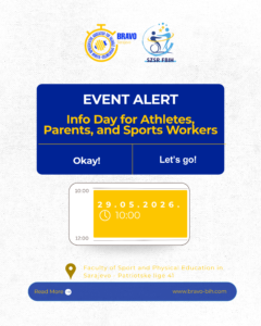 SZSR FBiH and BRAVO Organize STRIDE & GLIDE Education and Info Day at the Faculty of Sport and Physical Education