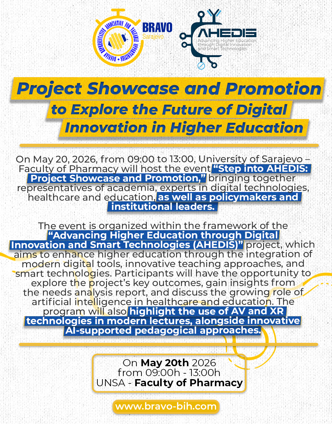 Step into AHEDIS: Project Showcase and Promotion to Explore the Future of Digital Innovation in Higher Education