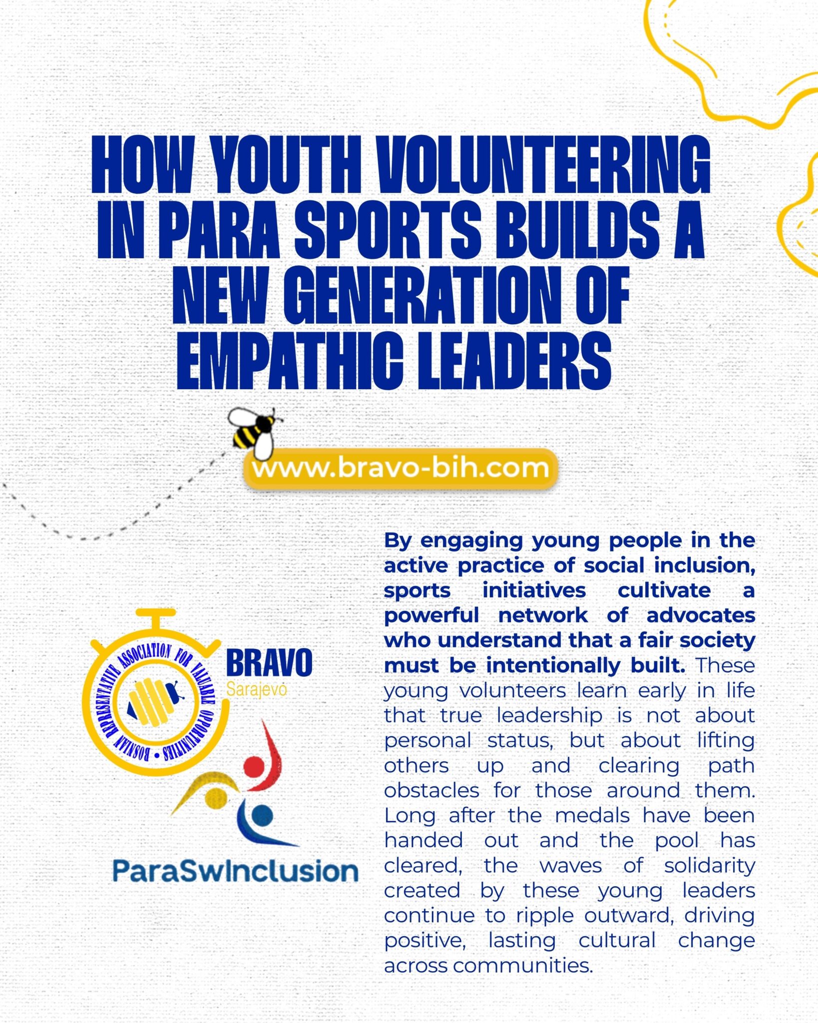 How Youth Volunteering in Para Sports Builds a New Generation of Empathic Leaders