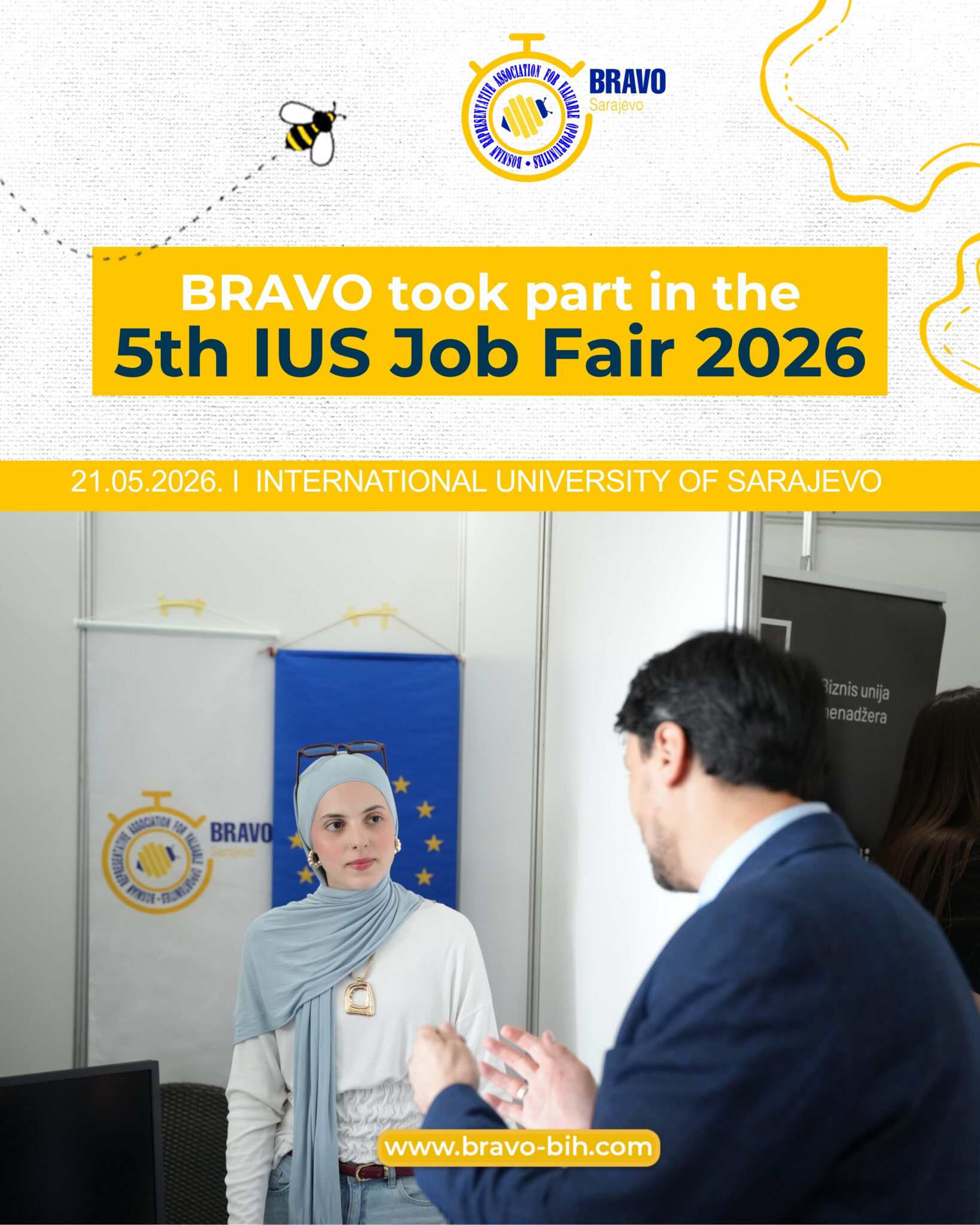 BRAVO at the 5th IUS Job Fair:Opening Doors to New Opportunities forYouth!