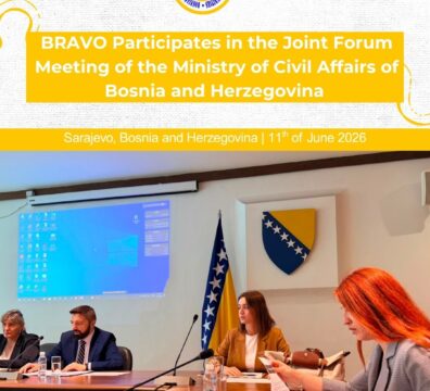 BRAVO Participates in the Joint Forum Meeting of the Ministry of Civil Affairs of Bosnia and Herzegovina