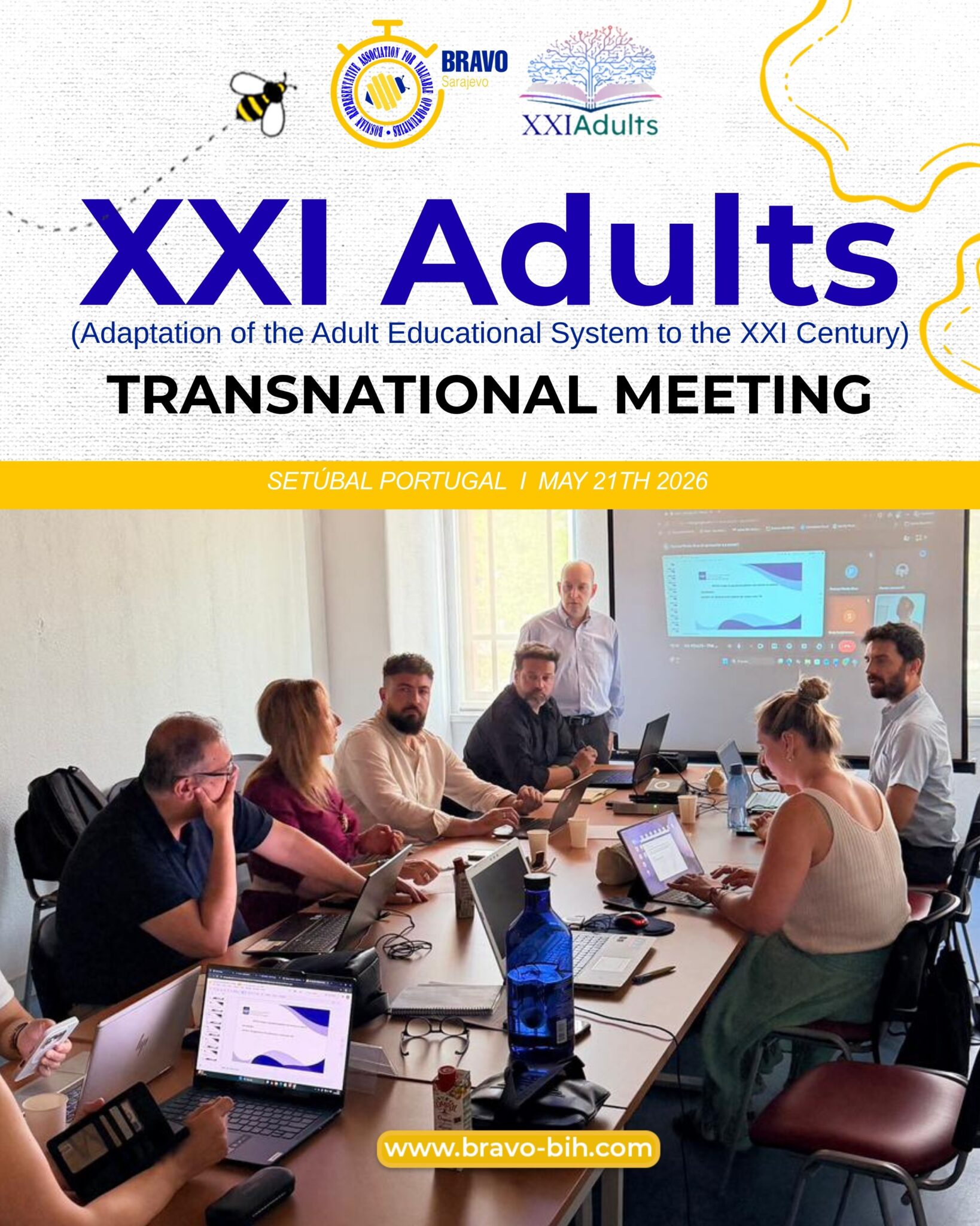 Shaping the Future of Adult Education: BRAVO Participated in the XXI Adults Transnational Project Meeting in Portugal