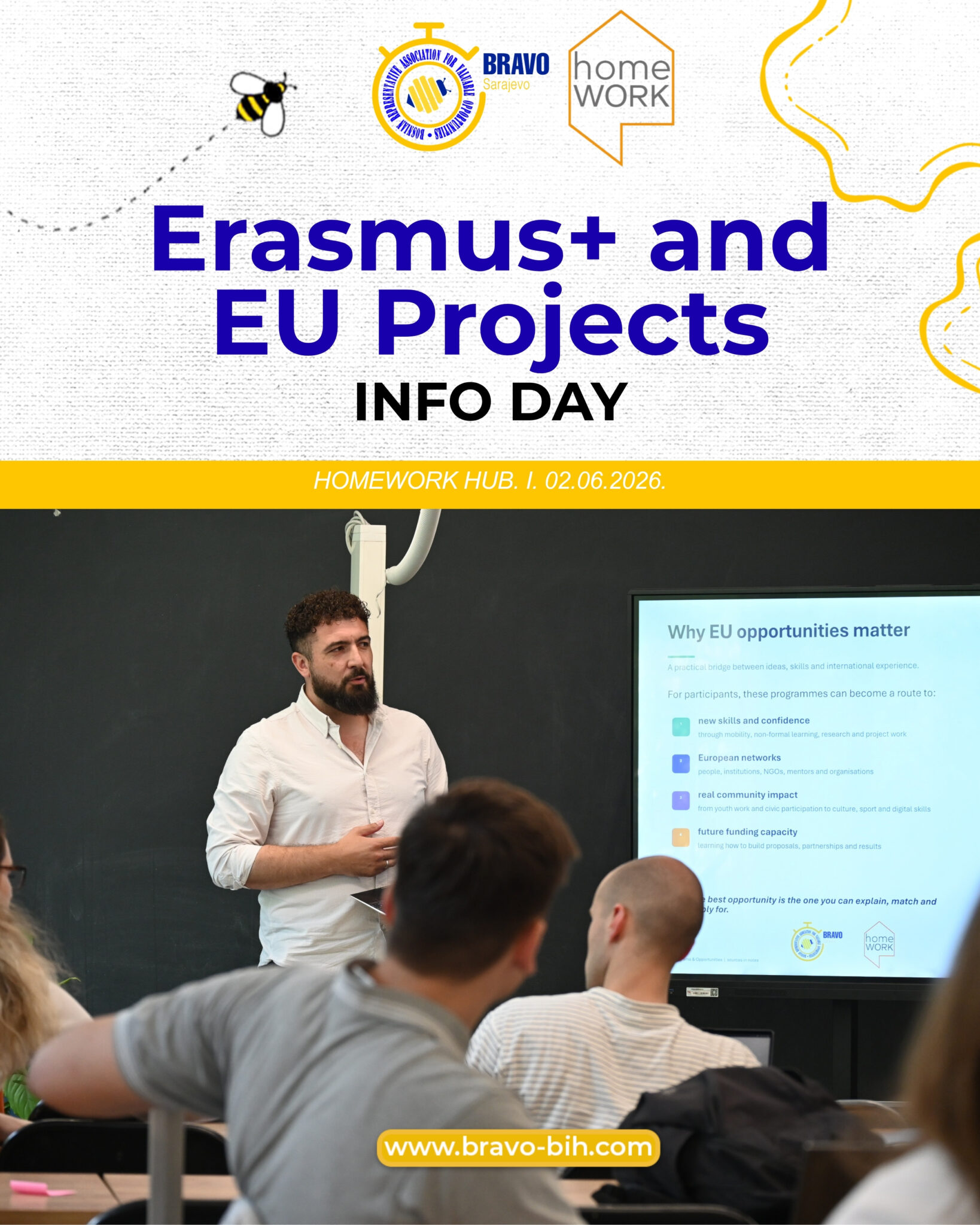 Erasmus+ Info Day at Homework Hub