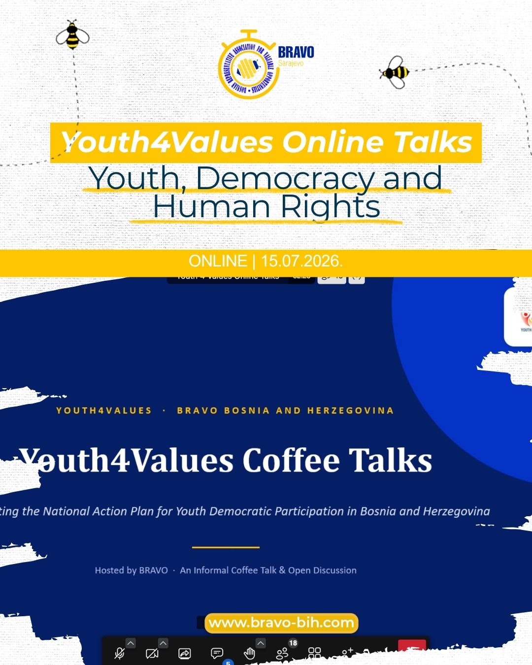 Youth4Values Online Talk Successfully Held