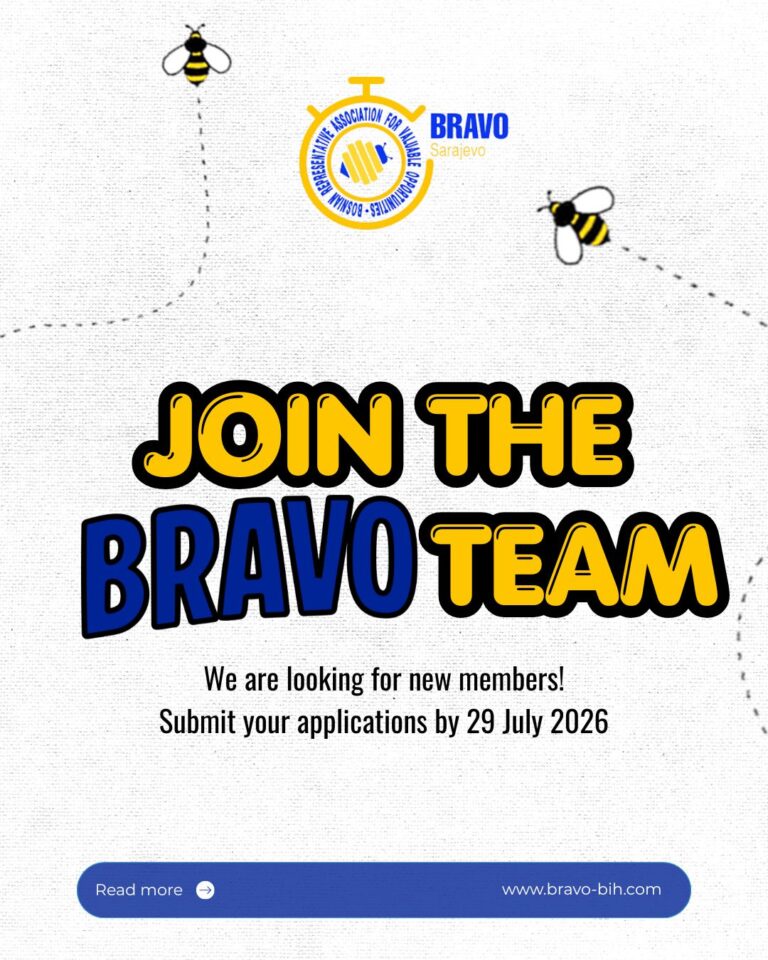 OPEN CALL FOR NEW BRAVO VOLUNTEERS