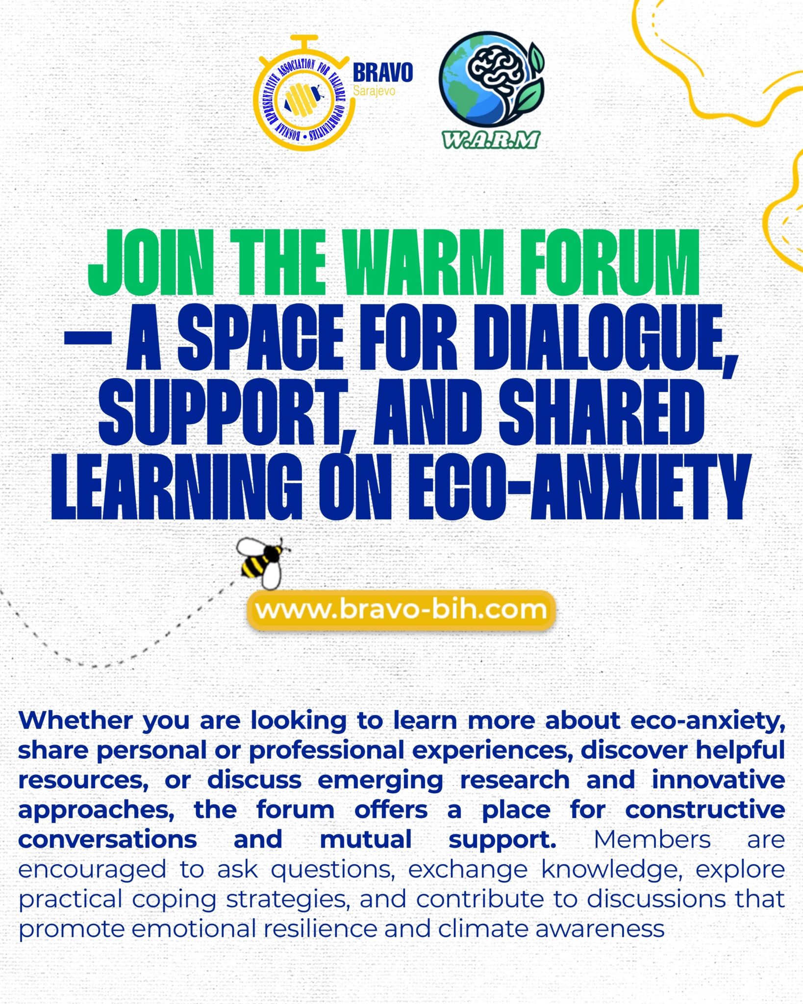 Join the WARM Forum – A Space for Dialogue, Support, and Shared Learning on Eco-Anxiety