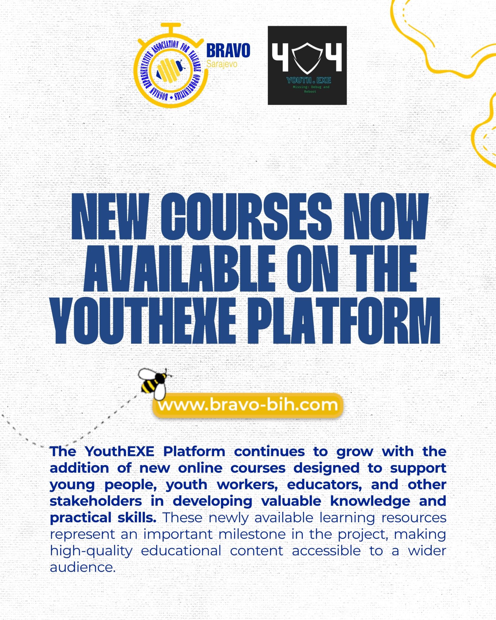 New Courses Now Available on the YouthEXE Platform