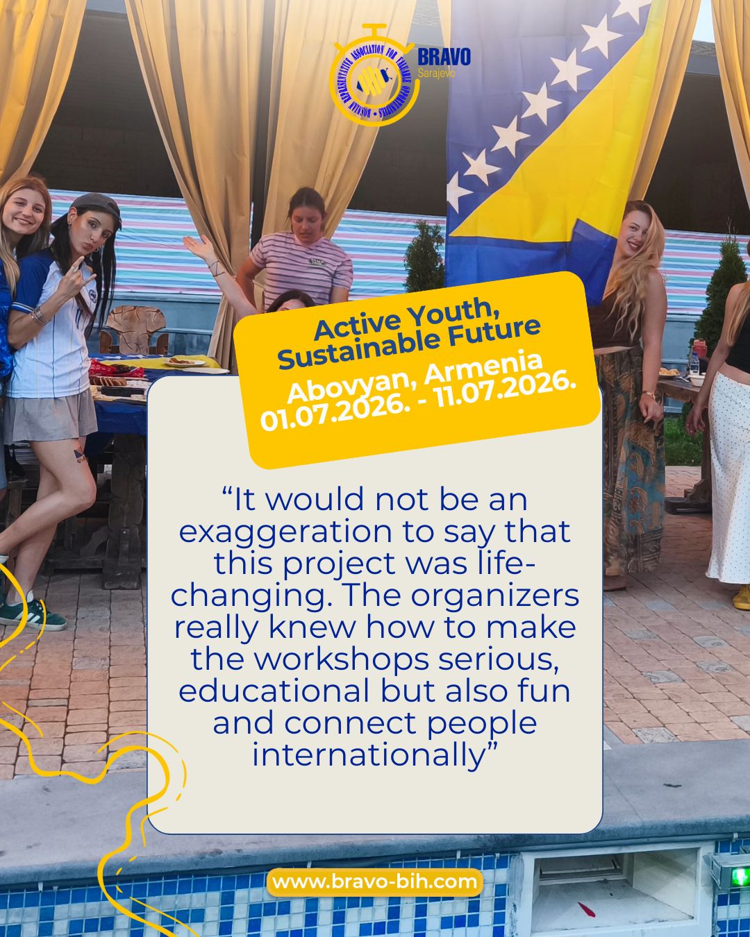 TESTIMONIALS – Active Youth, Sustainable Future