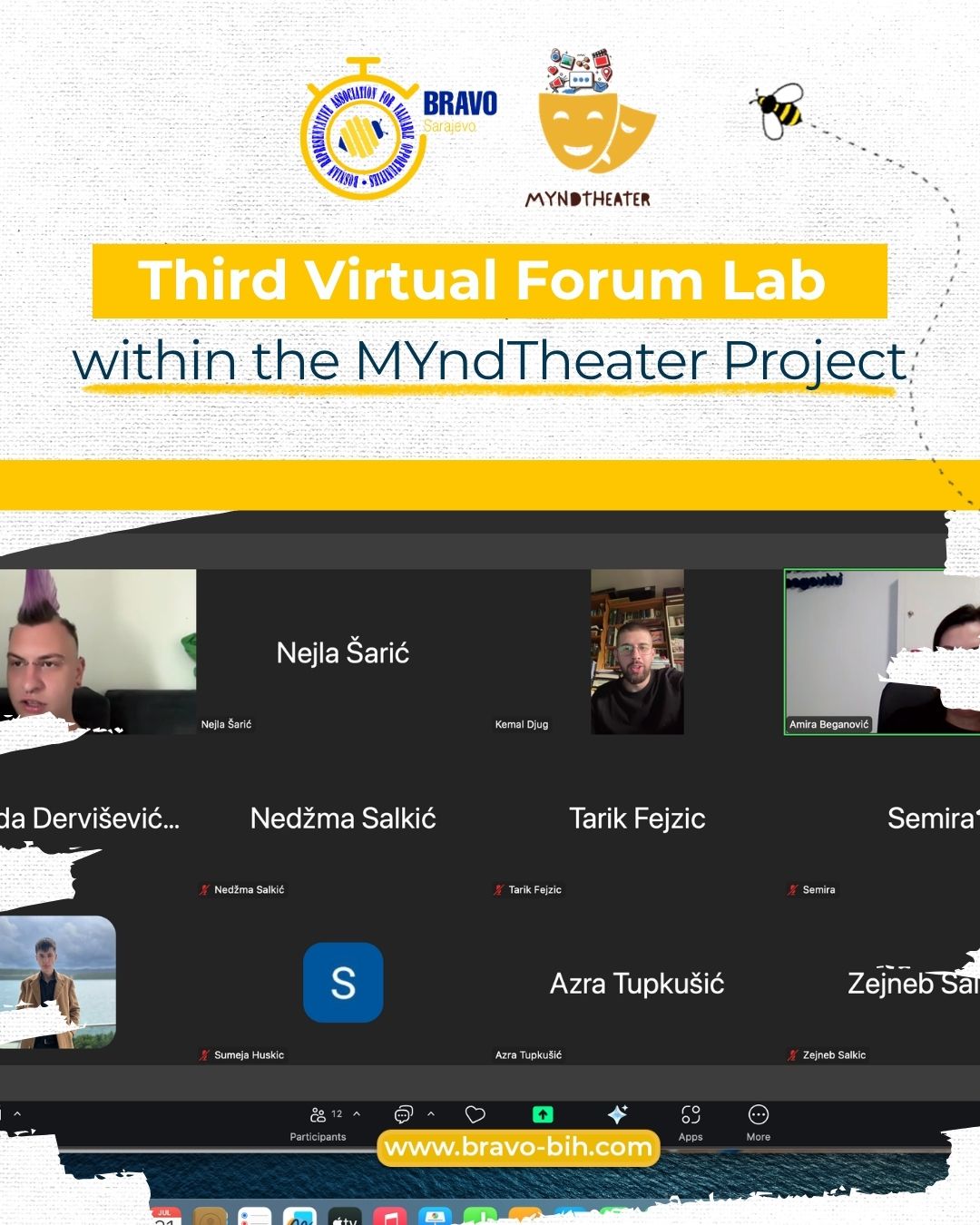 Third Virtual Forum Lab: Proposal of Games, Exercises and Activities within MYndTheater Project