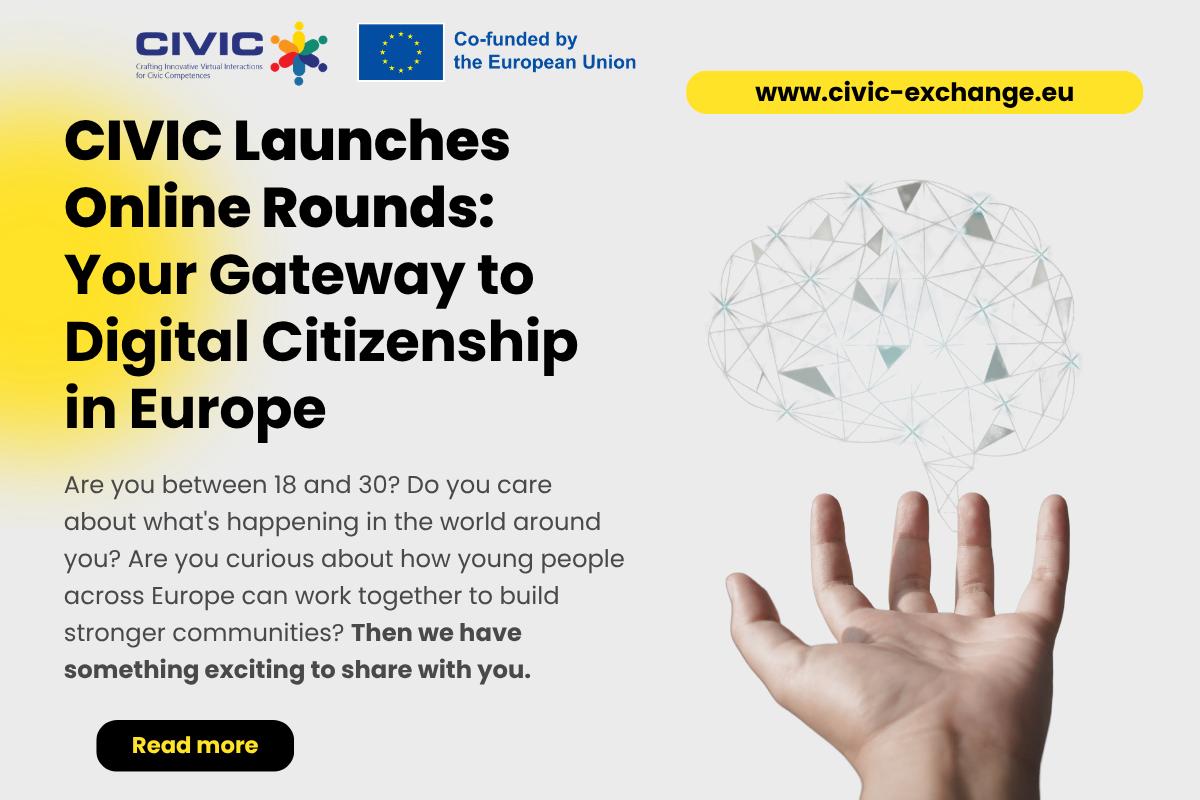CIVIC Launches Online Rounds: Your Gateway to Digital Citizenship in Europe