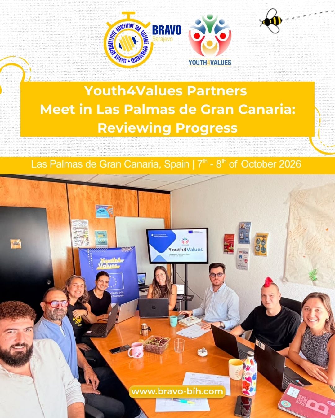 Youth4Values Partners Meet in Las Palmas de Gran Canaria: Reviewing Progress and Looking Beyond Project Funding