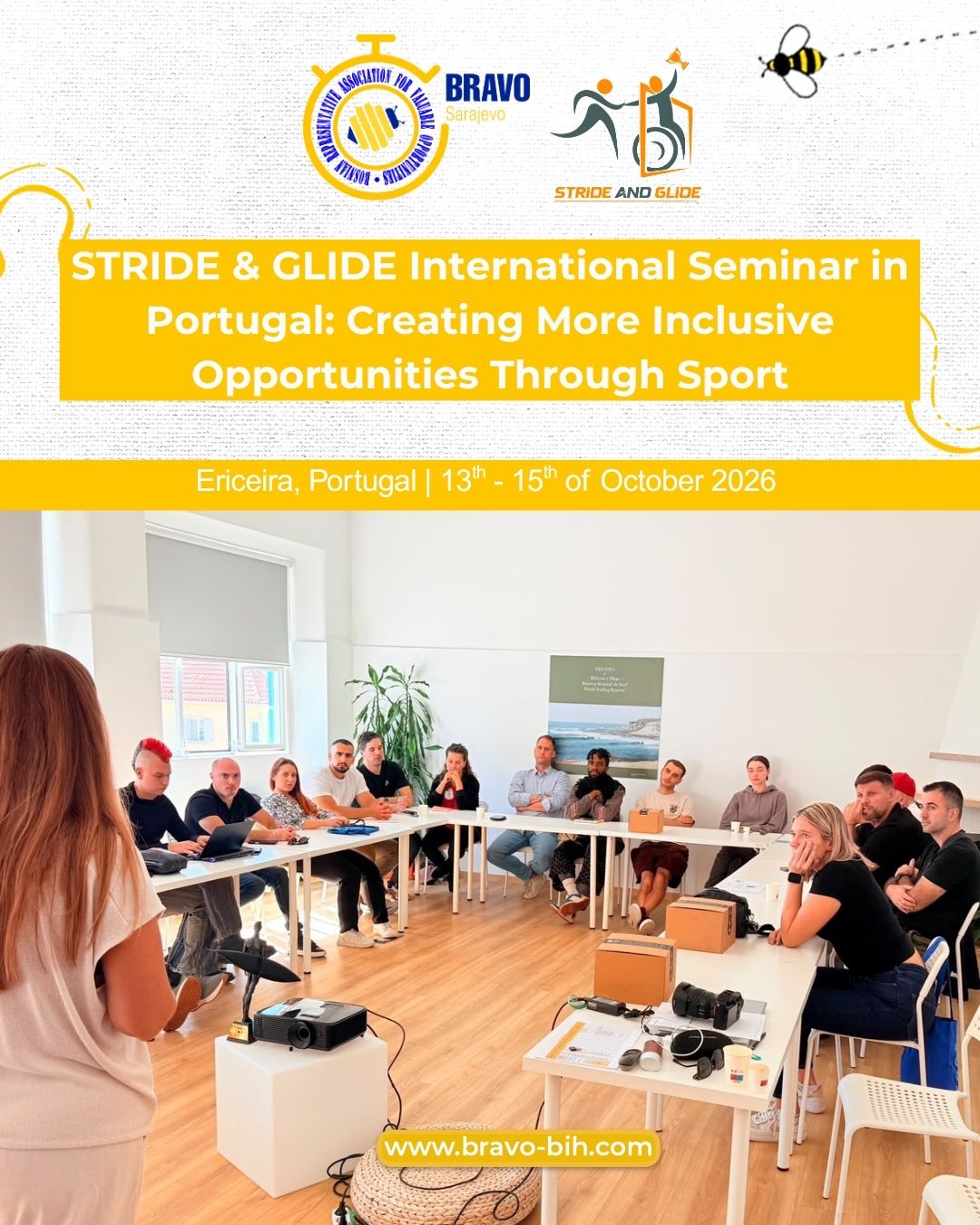 STRIDE & GLIDE International Seminar in Portugal: Creating More Inclusive Opportunities Through Sport