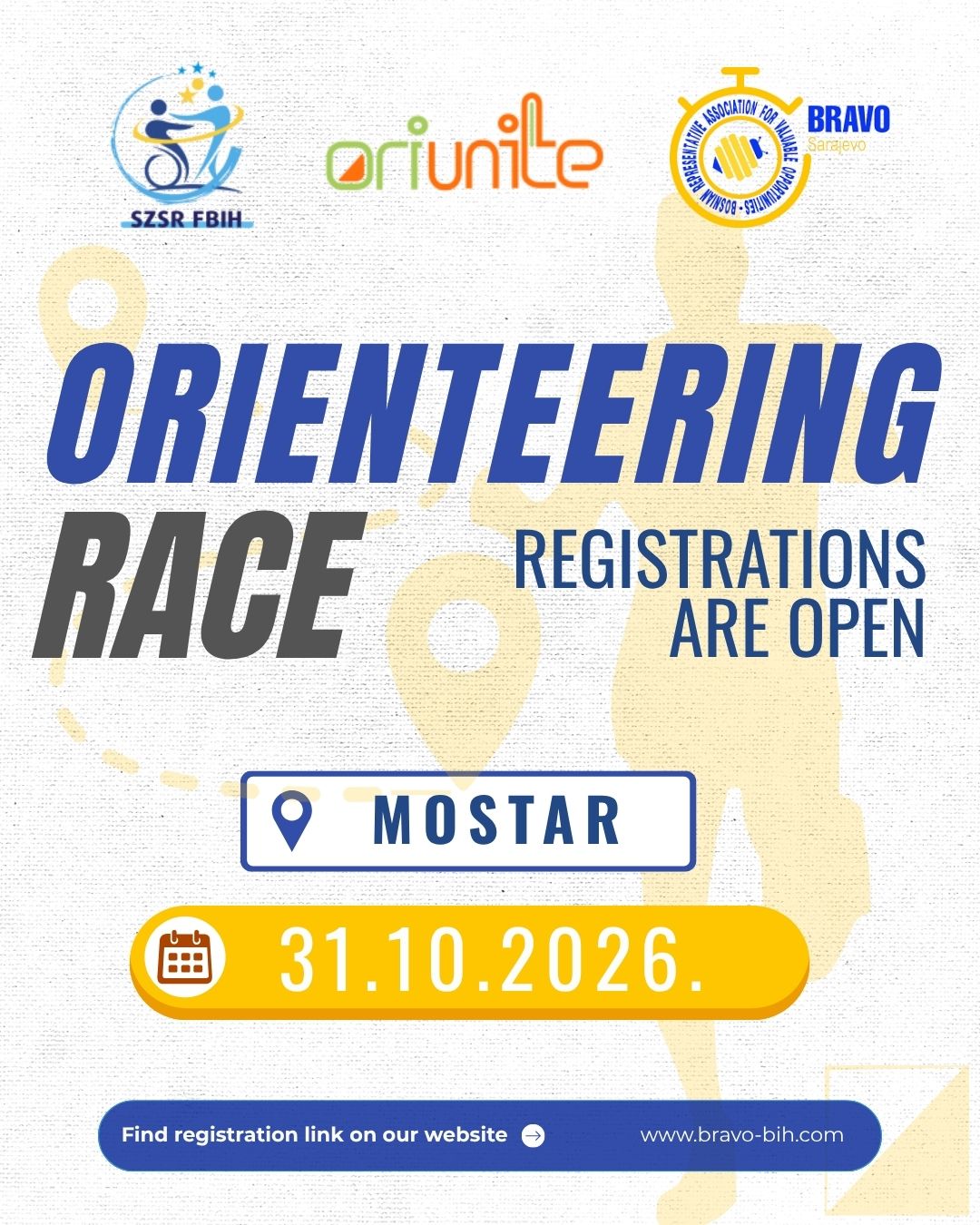 OPEN CALL – Orienteering race in Mostar – 31st of October