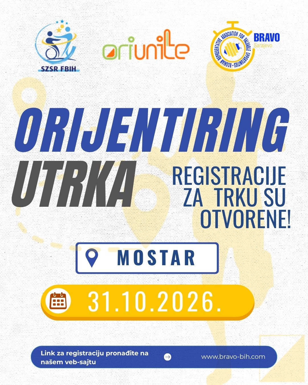 Međunarodna ORIUNITE orijentiring utrka u Mostaru – Prijavi se i istraži grad na drugačiji način