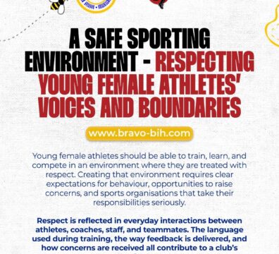 A Safe Sporting Environment – Respecting Young Female Athletes’ Voices and Boundaries