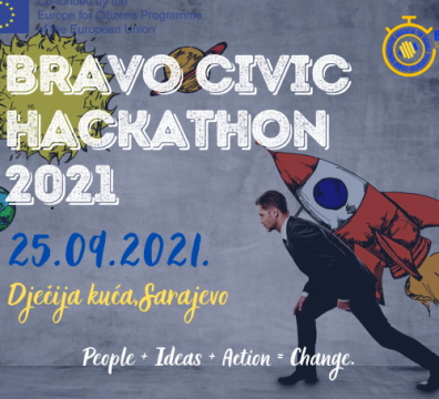 Open call for applicants for “BRAVO CIVIC HACKATHON” 2021 Sarajevo