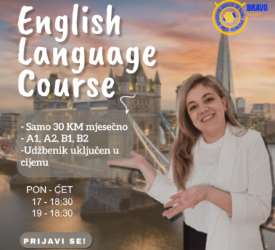 Poziv za upis na kurs engleskog jezika