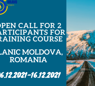 Open Call for 2 Participants for Training course in Slanic Moldova, Romania – BRIDGES