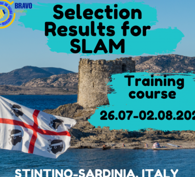 Selection Results for training course in Italy – SLAM